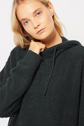 Trui met Capuchon Donkergroen