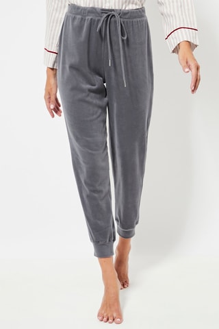 Fleece Pyjamabroek - Grijs