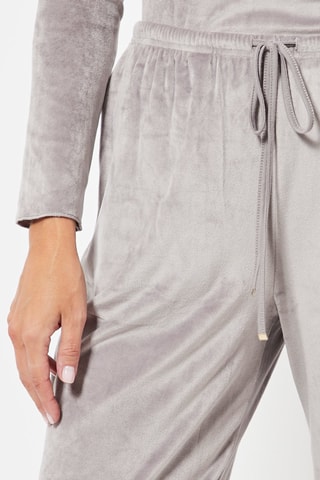 Velours Pyjamabroek -  Grijs