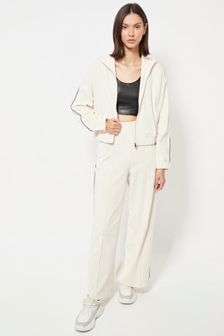 Velours Broek - Beige