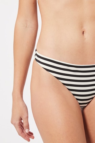 Bikinibroekje Zwart en Ecru