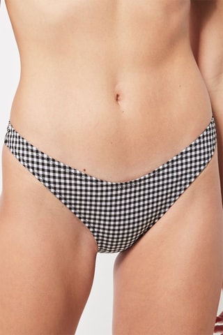 Bikinibroekje Zwart en Ecru