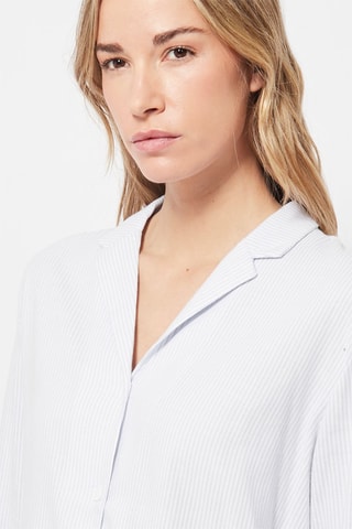 Blouse Hemelsblauw en Wit