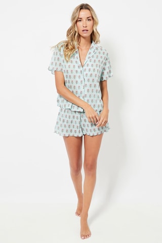 Pyjamablouse - Hemelsblauw