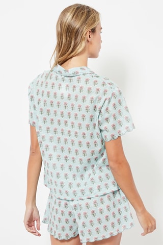 Pyjamablouse - Hemelsblauw