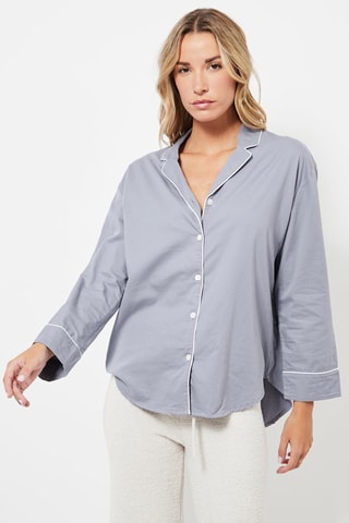 Chemise de pyjama - Gris