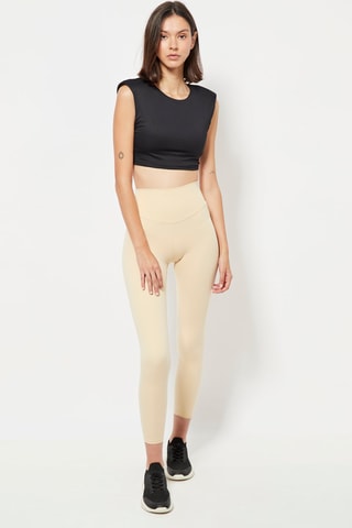 7/8 Legging Hoge Taille - Beige