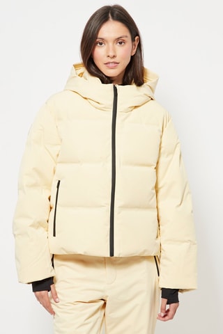Gewatteerde Jas met Capuchon - Ivoorkleurig