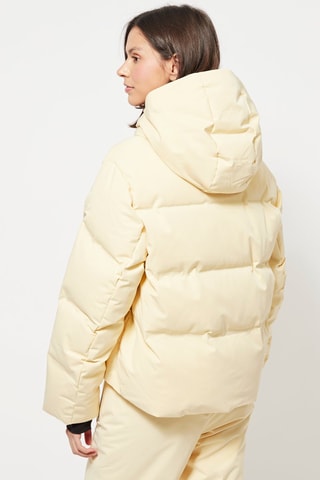 Gewatteerde Jas met Capuchon - Ivoorkleurig