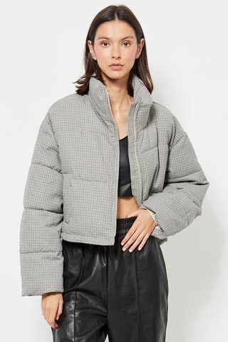 Gewatteerde Jas - Ecru