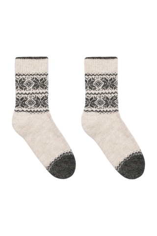 Sokken - Gemêleerd Beige