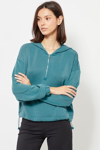 Sweater met Capuchon - Groen