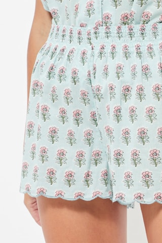 Pyjamashort Hoge Taille - Lichtblauw