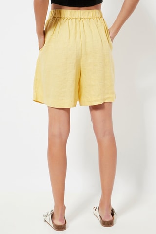 Linnen Short - Geel