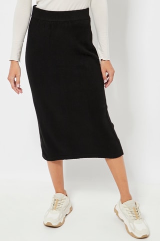 Nauwaansluitende Rok - Zwart