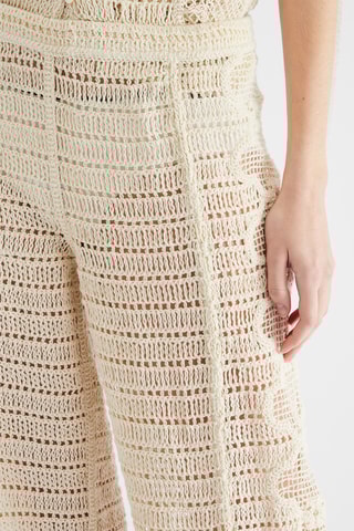 Broek Hoge Taille - Ecru