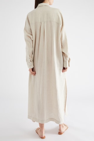 Linnen Blouse-jurk - Beige