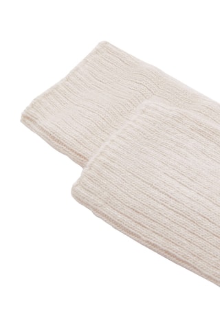 Hoge Wollen en Kasjmier Sokken - Ecru