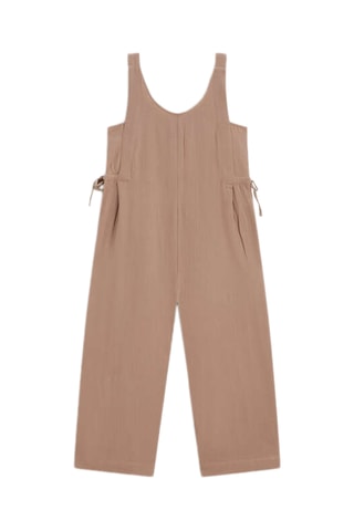 Mouwloze Jumpsuit - Beige