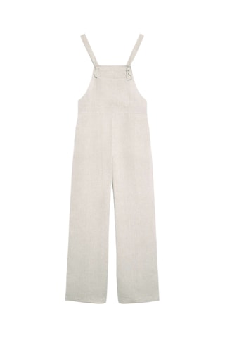 Linnen Tuinbroek - Beige