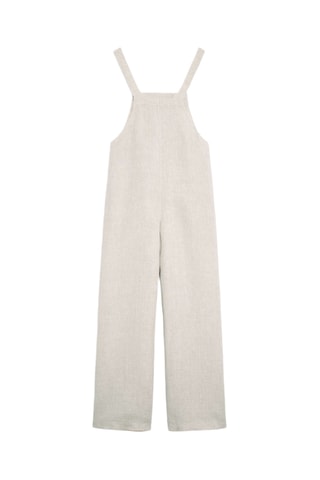 Linnen Tuinbroek - Beige