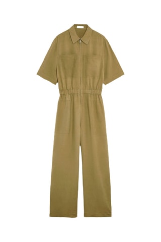 Linnen Jumpsuit - Kaki