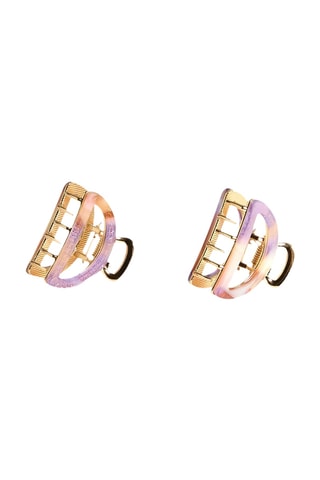 2 Haarspelden - Poederroze