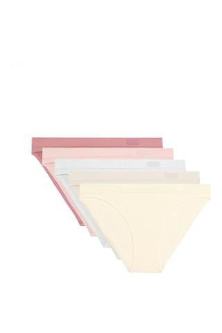 5 Onderbroeken - Beige en Oudroze