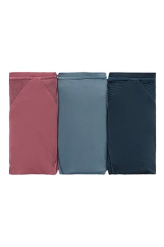 3 Onderbroeken - Blauw en Oudroze