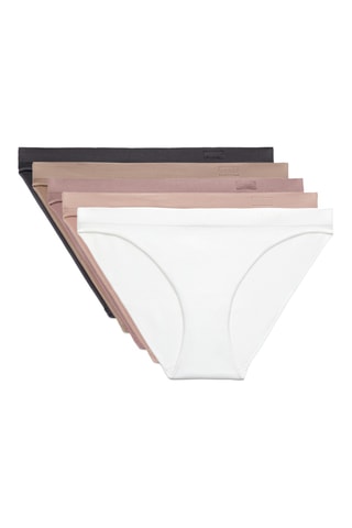 5 Onderbroeken - Beige en Wit