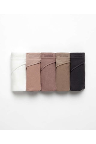 5 Onderbroeken - Beige en Wit
