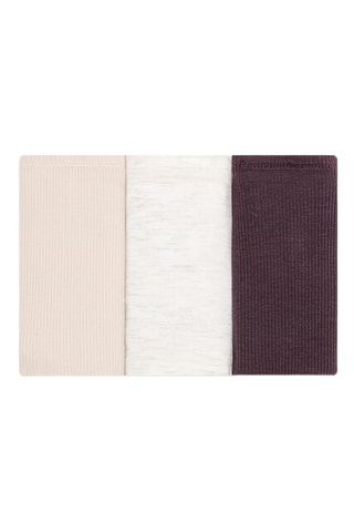 3 Tanga's - Paars en Wit