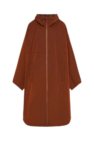 Regenjas met capuchon - Bruin