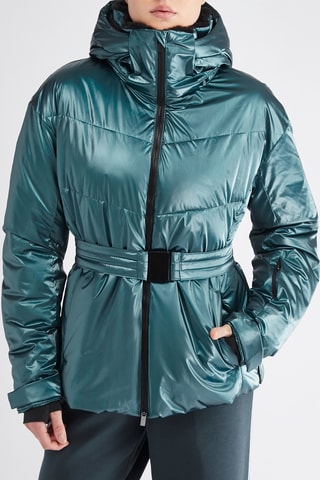 Gewatteerde Jas met Capuchon - Donkerblauw