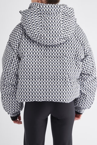 Gewatteerde Jas met Capuchon - Ecru