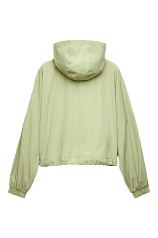 Windjack met Capuchon - Lichtgroen