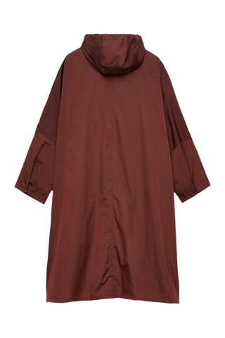 Windjack met Capuchon - Bordeauxrood