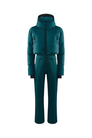 Jumpsuit met Capuchon - Smaragdgroen