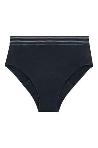 Menstruatieslip Hoge Taille - Zwart