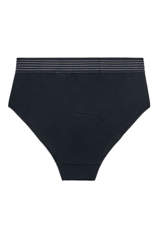 Menstruatieslip Hoge Taille - Zwart