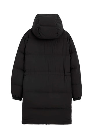 Gewatteerde Jas met Capuchon - Zwart