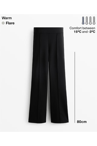 Broek Flare Cut - Zwart