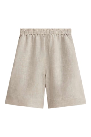 Linnen Bermuda - Beige