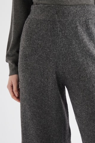 Driekwart Broek - Gemêleerd Donkergrijs