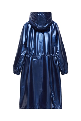 Regenjas met capuchon - Blauw