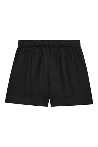 Linnen Short - Zwart