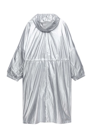 Regenjas met capuchon - Zilverkleurig