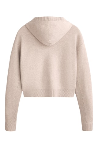 Vest met Capuchon - Taupe