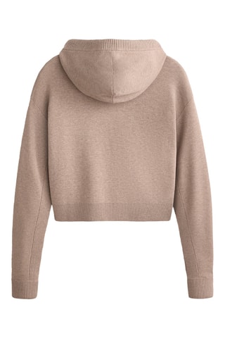 Vest met Capuchon - Lichtbruin