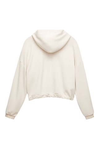 Sweater met Capuchon - Ecru